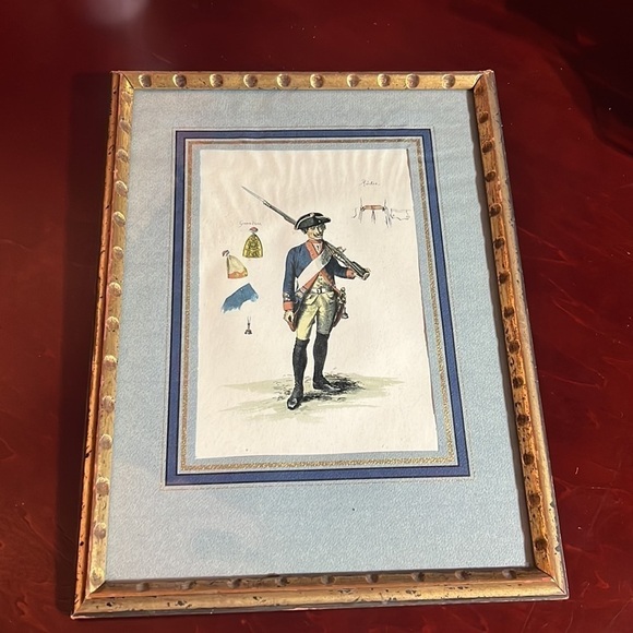 Old French Artillery Soldier Print - Picture 2 of 9